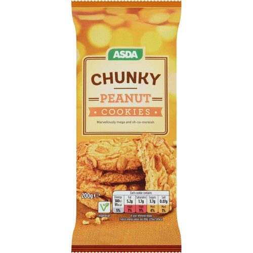 Asda Crispy Peanut Cookies