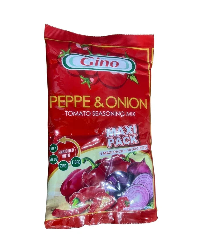 Gino Pepper Onion Tomato Seasoning Mix Maxi Pack 500g