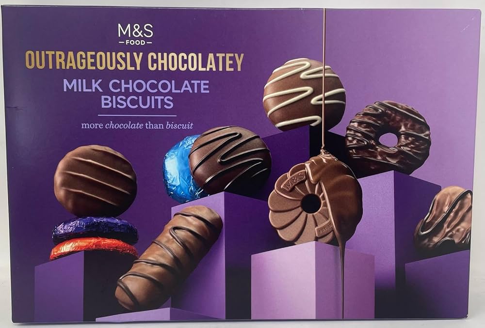 M&S Outrageously Chocolately Milk Chocolate Biscuit