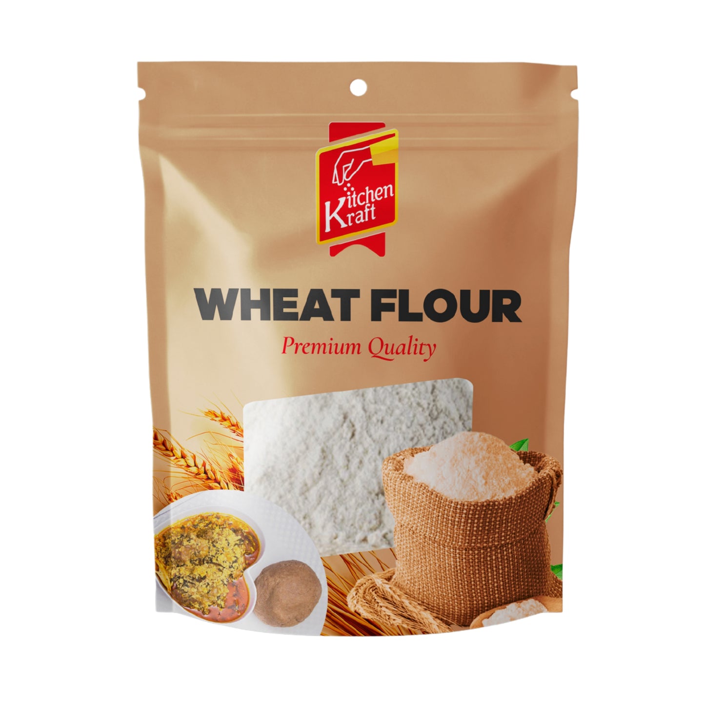 Kitchen Kraft Wheat Flour 3lbs