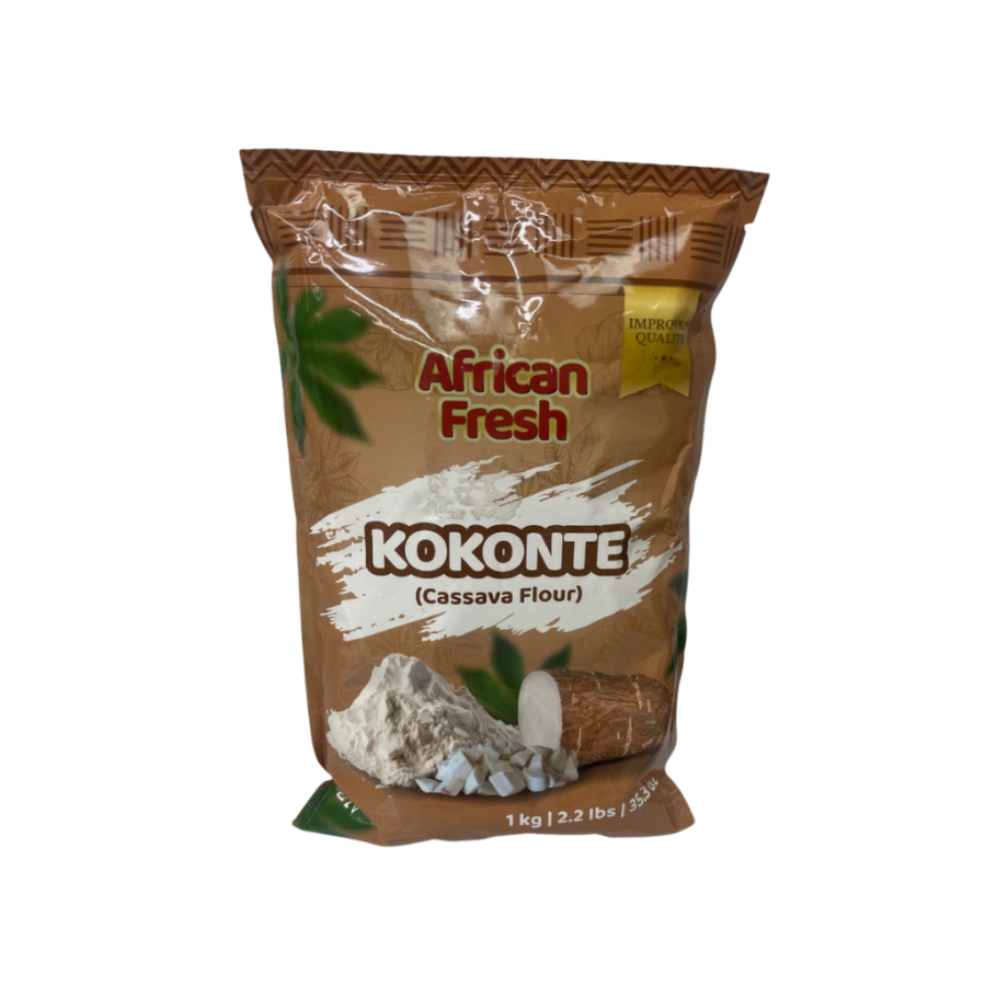 African Fresh Kokonte Cassava Flour (2.2 lb)