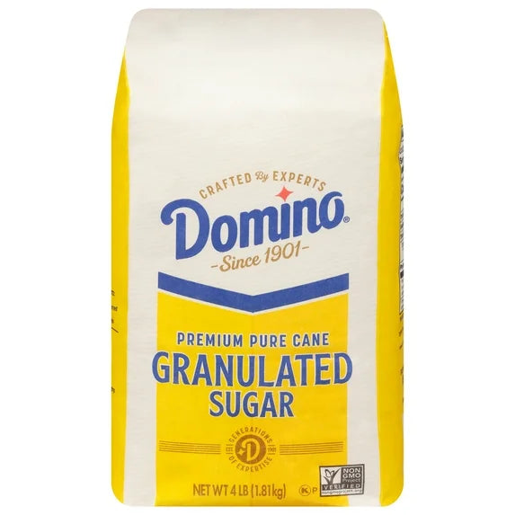 Domino Premium Pure Cane Granulated Sugar, 4lbs