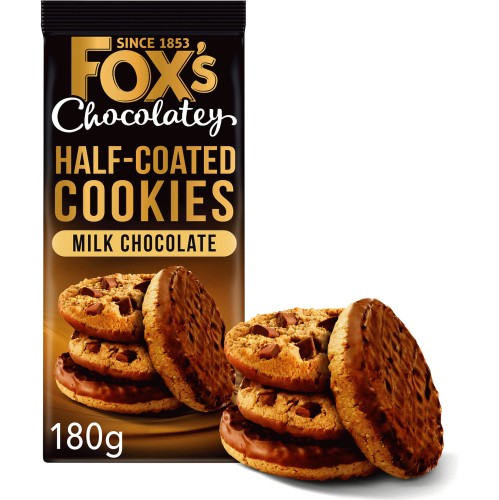 Fox's Half Coated Milk Chocolate Cookies