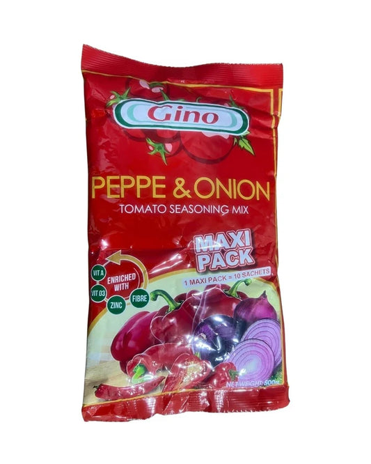 Gino Pepper Onion Tomato Seasoning Mix Maxi Pack 500g