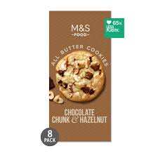 M&S Chocolate Chunk Hazelnut Cookies