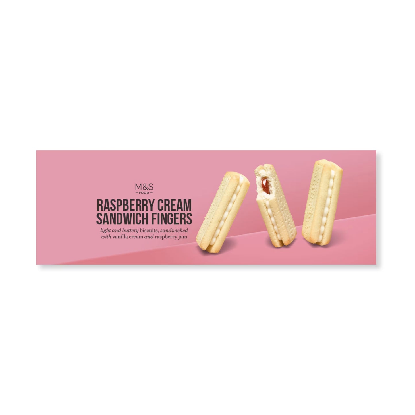 M&S Raspberry Cream Sandwich Fingers