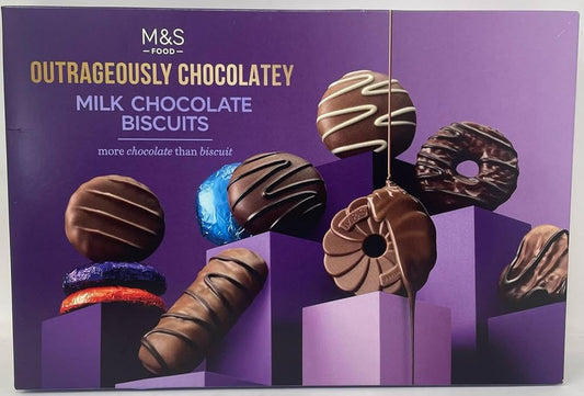 M&S Outrageously Chocolately Milk Chocolate Biscuit