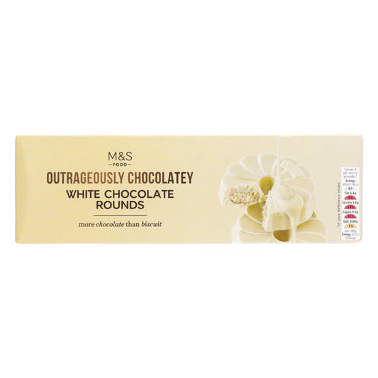 M&S Outrageously Chocolately White Chocolate Rounds