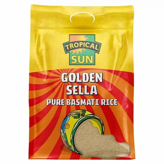 Tropical Sun  Golden Sella Basmati Rice 5kg