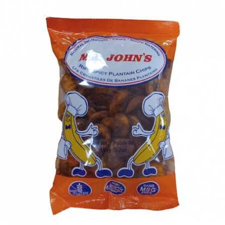 Mr John's Ripe Spicy Plantain Chips