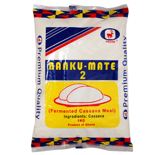 Praise African Fermented Banku Mix 1kg (2.2lbs)
