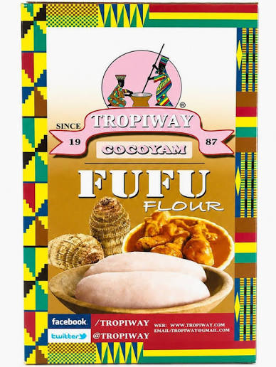 Tropiway Cocoyam Fufu Flour 1.5lbs (24oz)
